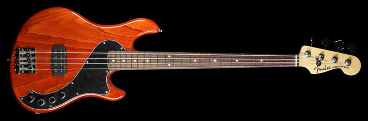 Used Fender American Deluxe Dimension Bass Electric Bass Guitar Cayenne