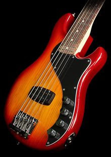 Used Fender Deluxe Dimension Bass V Electric Bass Guitar Aged Cherry Burst