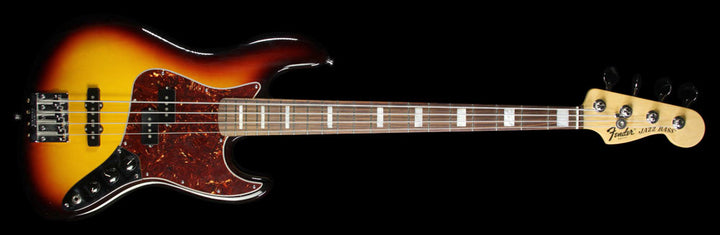 Used Fender American Vintage Hot Rod '70s Jazz Bass Electric Bass Guitar Three-Tone Sunburst
