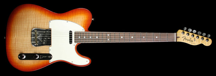 Used Fender Custom Shop Custom Deluxe Telecaster Electric Guitar Sienna Sunburst