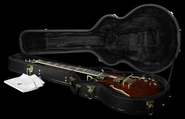 Used 2014 Ibanez AM153DBS Artstar Electric Guitar Dark Brown Sunburst