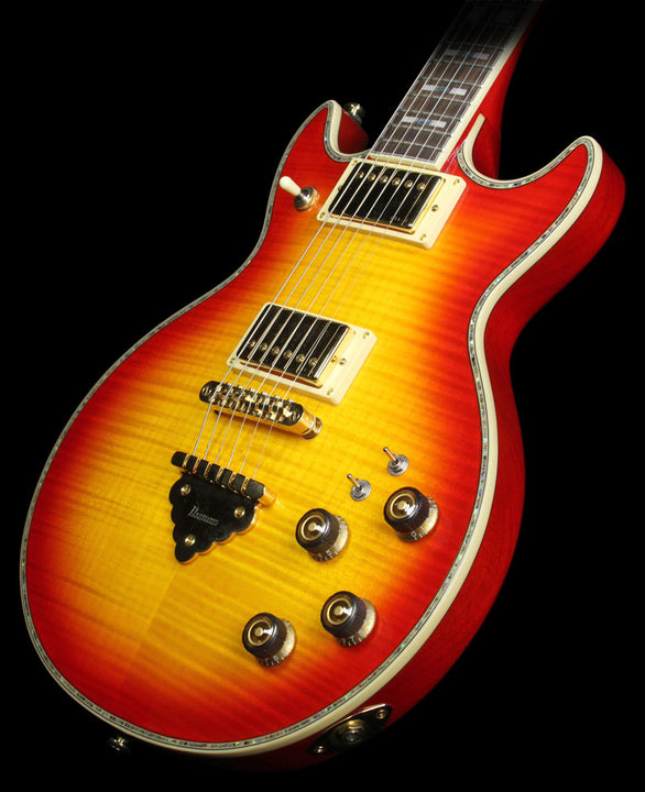 Used 2014 Ibanez AR420 Artist Electric Guitar Cherry Red Sunburst