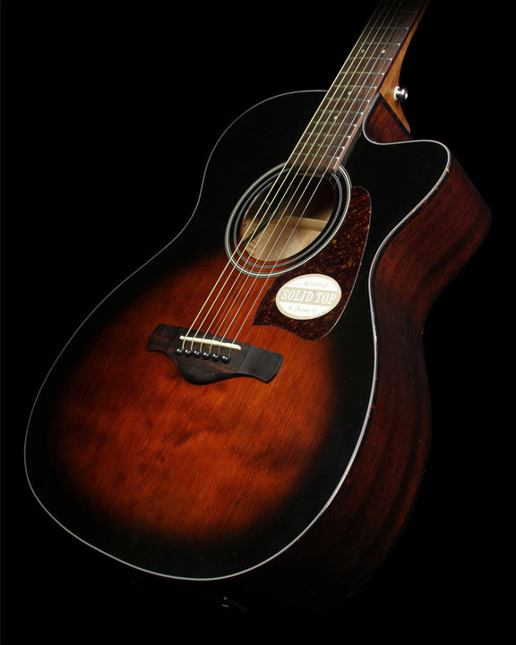 Used 2014 Ibanez Artwood Concert Acoustic Guitar Dark Violin Sunburst