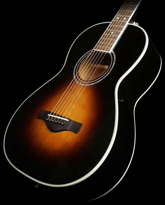 Used 2014 Ibanez AVN1BS Artwood Vintage Parlor Acoustic Guitar Brown Sunburst