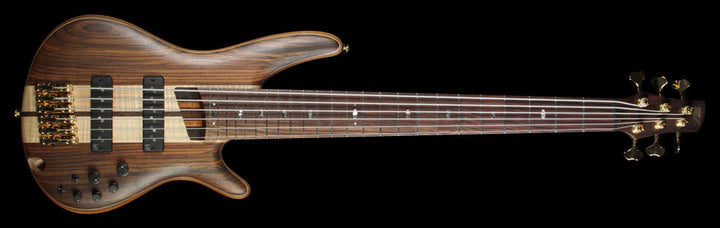 Used 2014 Ibanez SR1806E Premium 6-String Bass Natural Flat