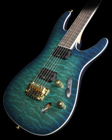 Used 2014 Ibanez S5521QNGB S-Series Prestige Electric Guitar Nebula Green