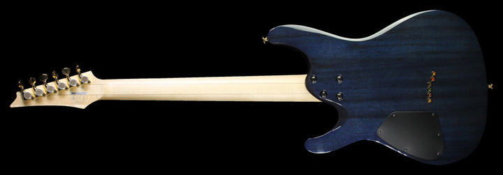 Used 2014 Ibanez S5521QNGB S-Series Prestige Electric Guitar Nebula Green