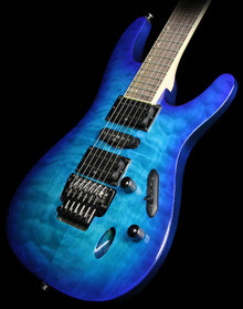 Used Ibanez S670QM Electric Guitar Sapphire Blue