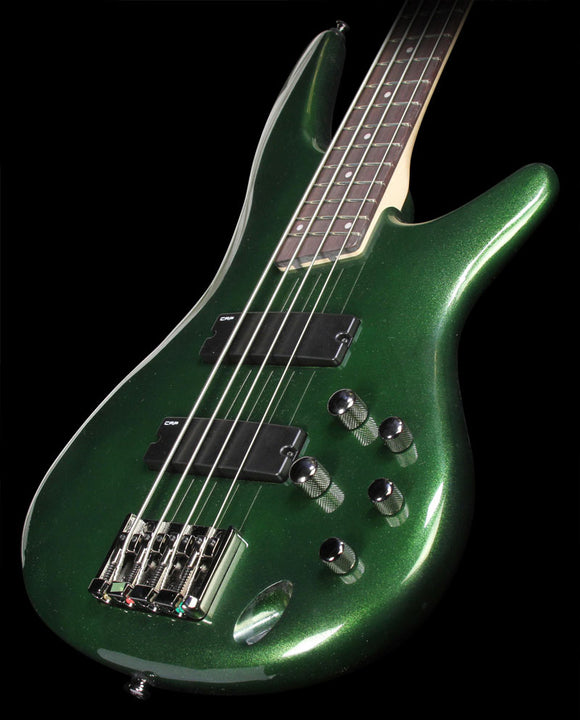 Used Ibanez SR300 4-String Electric Bass Metallic Forest