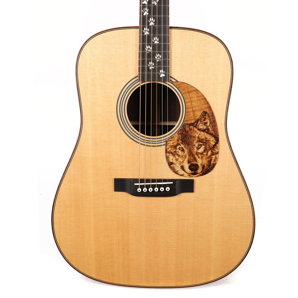 Martin Custom Shop D-28 Wolf Dreadnought Acoustic Natural 2017 — 1