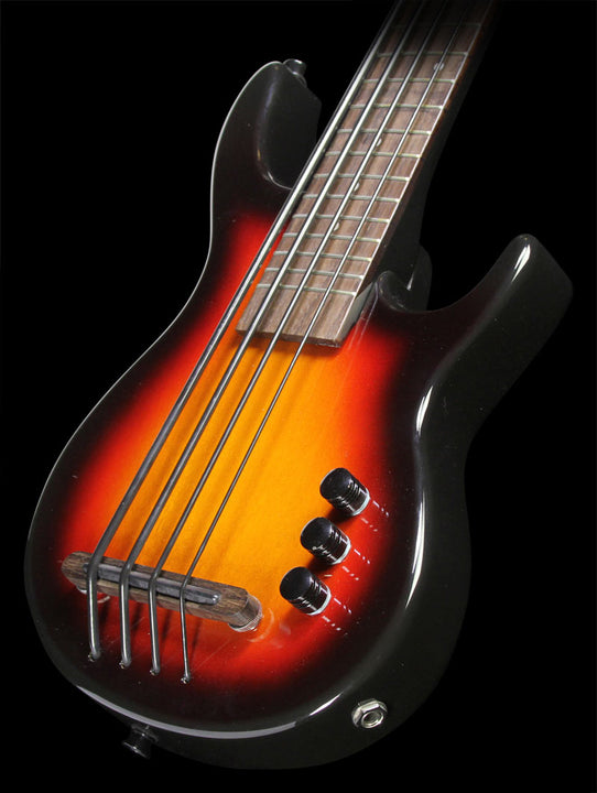 Used Kala U-Bass Solid Body Short Scale Electric Bass Guitar Sunburst