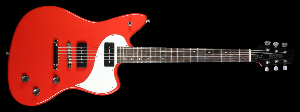 Used Kauer Daylighter Express Electric Guitar Red — 2