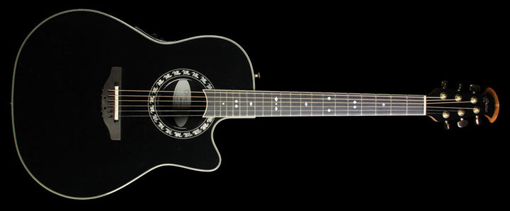 Used Ovation Legend Deep Contour Cutaway Acoustic Electric Guitar Black