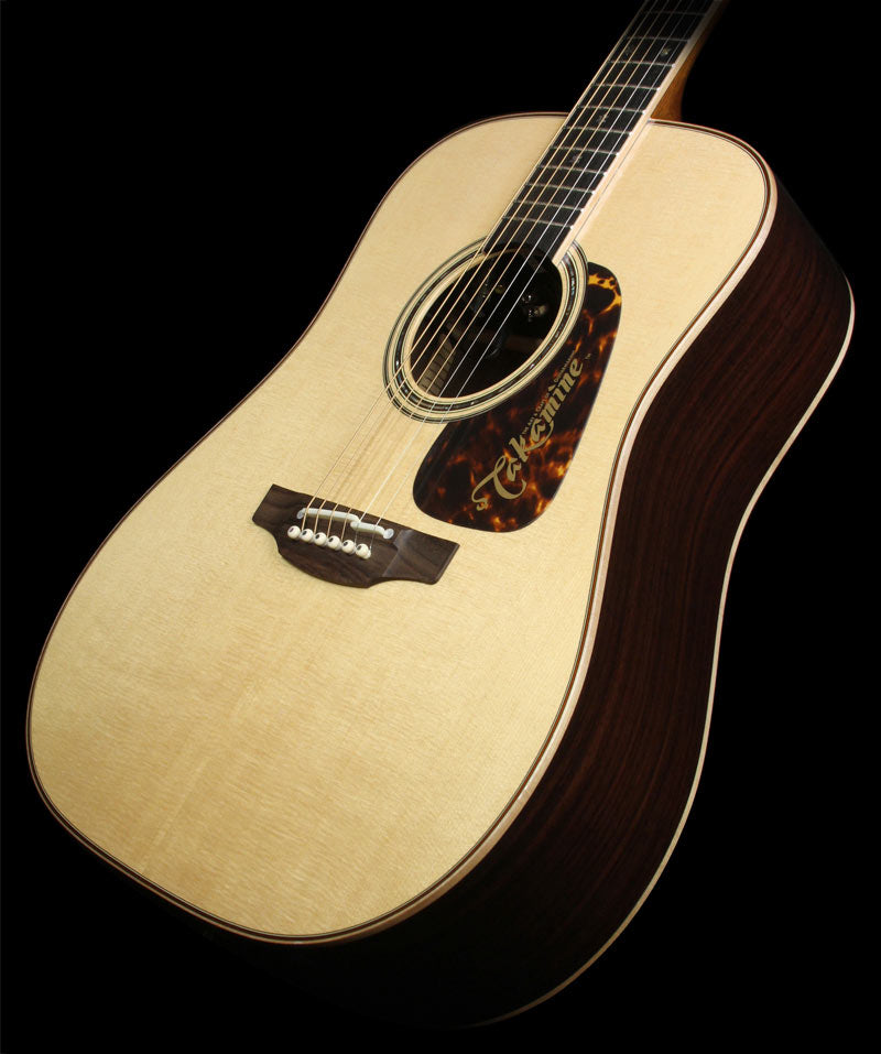 Used Takamine P7D Dreadnought Acoustic Guitar Natural — 1