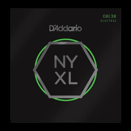 D'Addario NYXL Extra Super Light 08-38 Nickel Wound Electric Guitar Strings