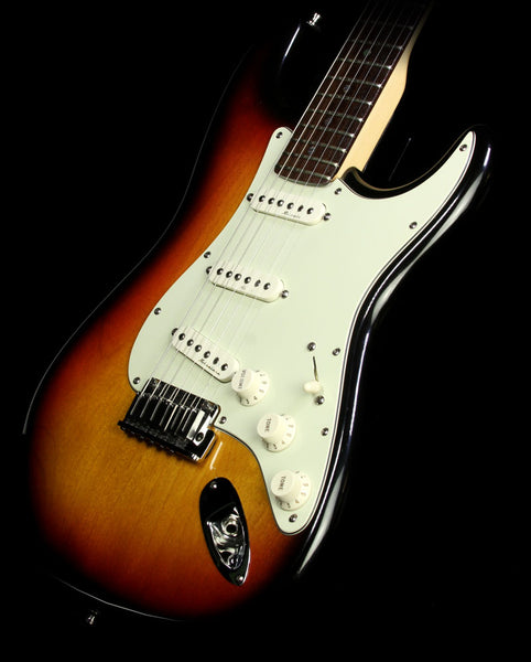 Used 1999 Fender American Deluxe Stratocaster Electric Guitar Three-Tone Sunburst