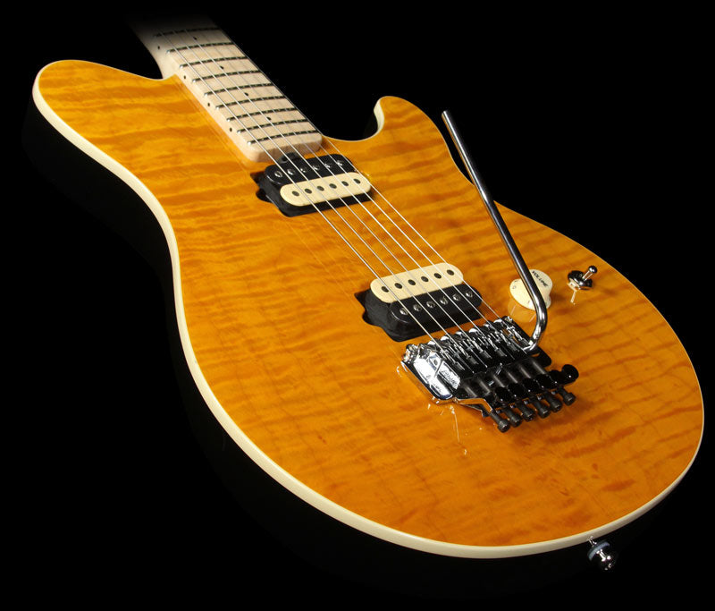 Used Ernie Ball Music Man Axis Electric Guitar Transparent Gold — 1