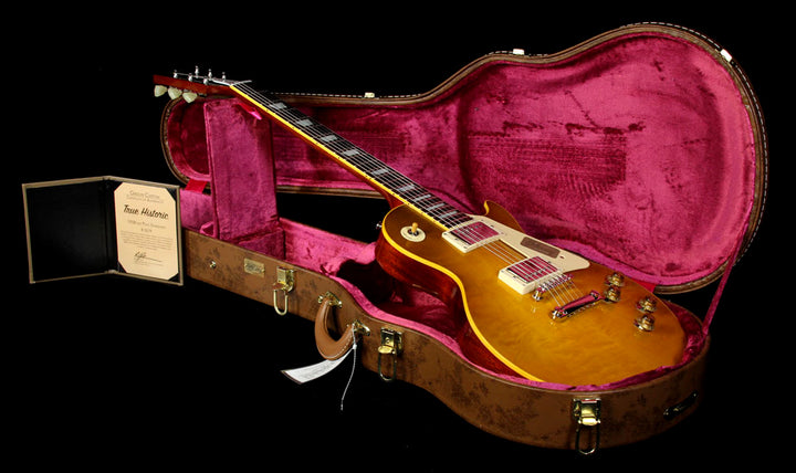 Used 2015 Gibson Custom Shop True Historic 1958 Les Paul Reissue Electric Guitar Lemonburst