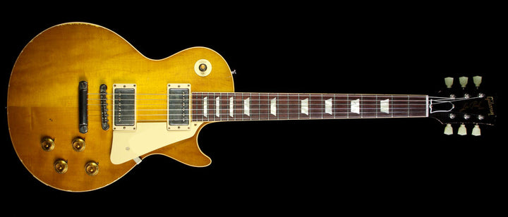 Used 2015 Gibson Custom Shop Murphy Aged True Historic 1958 Les Paul Reissue Electric Guitar Aged Lemonburst
