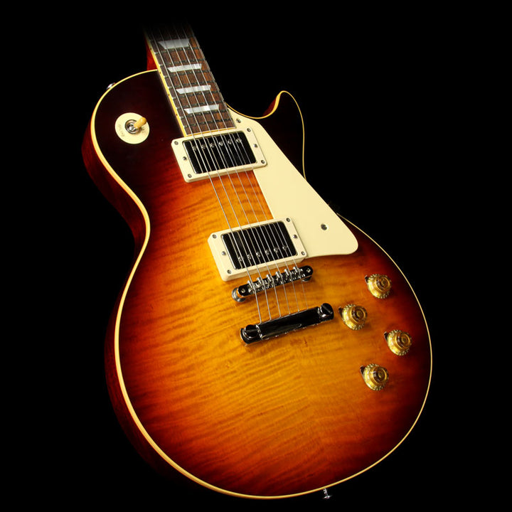 Used 2016 Gibson Custom Shop True Historic 1959 Les Paul Reissue Electric Guitar Vintage Dark Burst