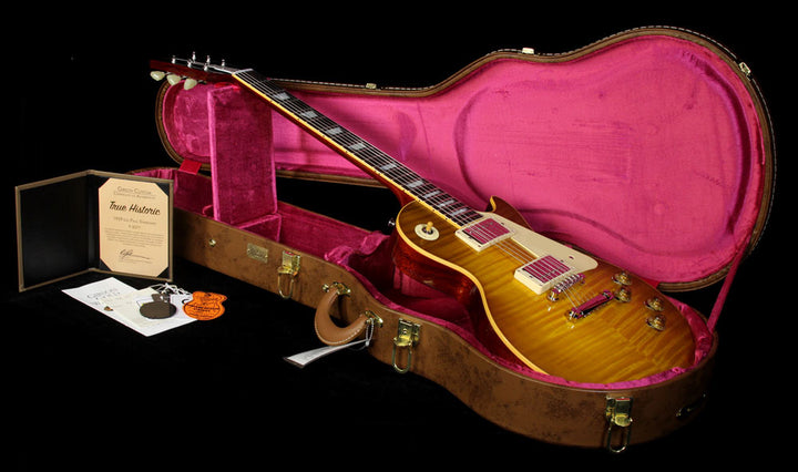Used Gibson Custom Shop True Historic 1959 Les Paul Reissue Electric Guitar Lemonburst