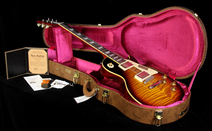 Gibson Custom Shop Murphy Aged True Historic 1959 Les Paul Reissue Electric Guitar Aged Vintage Dark Burst