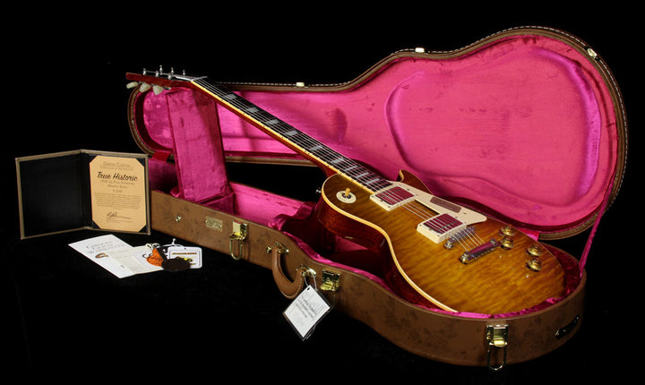 Gibson Custom Shop Murphy Aged True Historic 1959 Les Paul Reissue Electric Guitar Aged Lemonburst