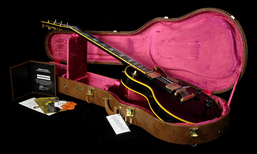 Gibson Custom Shop 1968 Les Paul Custom Reissue VOS Electric Guitar Ebony — 4