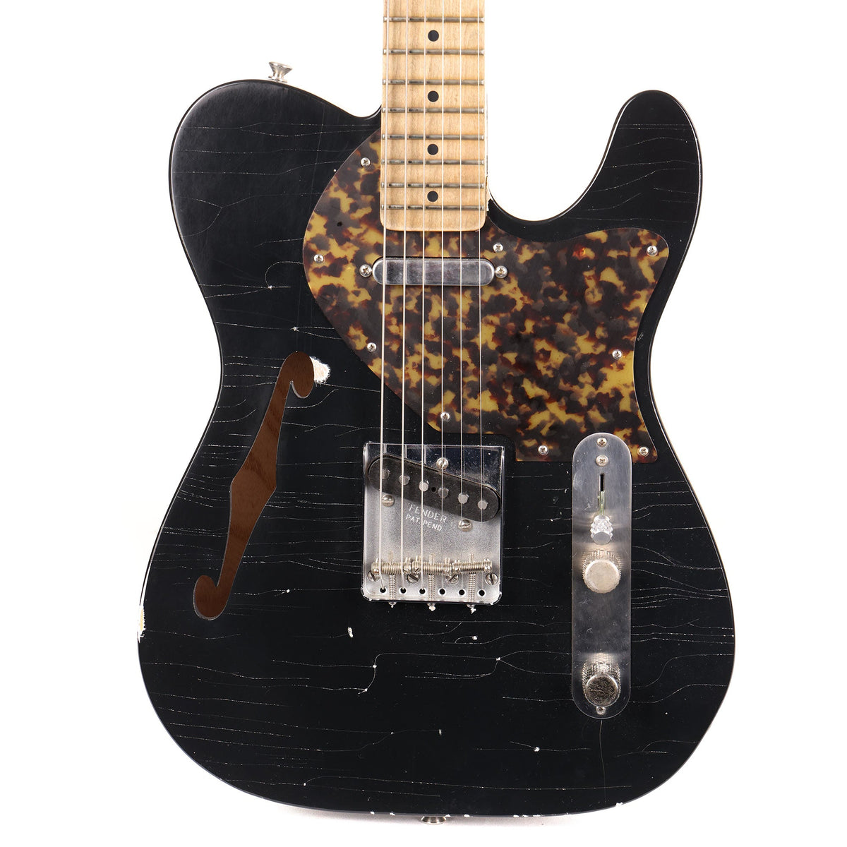 Berly Guitars Thinline T-Style Black Used — 1