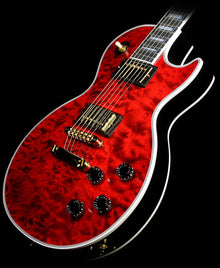 Used 2015 Gibson Custom Shop Les Paul Custom Quilt Maple Top Electric Guitar Fire Tiger