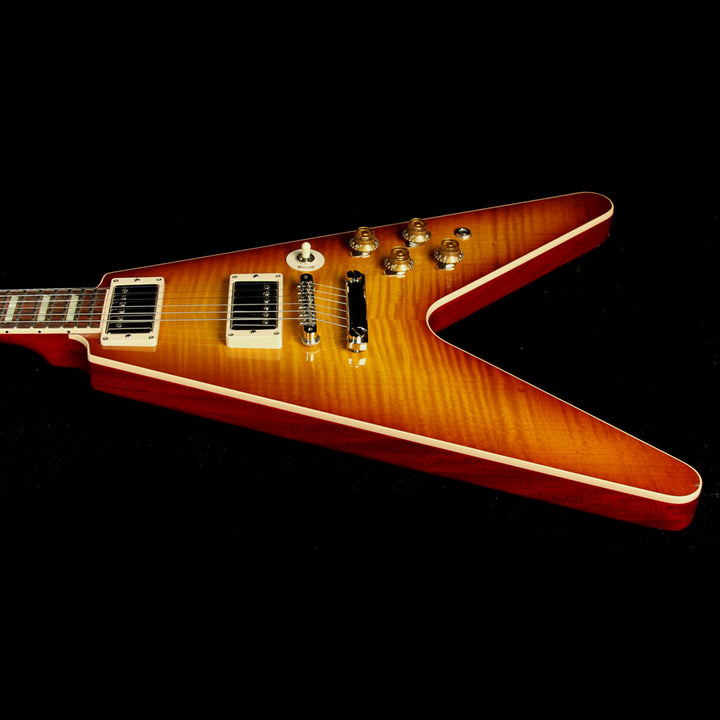 Used Gibson Custom Shop Limited Edition Flying V Standard Electric Guitar Iced Tea