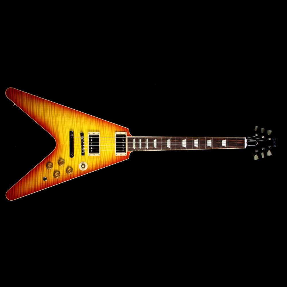 Used 2016 Gibson Custom Shop Flying V Standard Electric Guitar Washed Cherry — 2