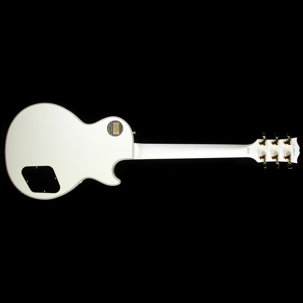 Used Gibson Custom Shop Les Paul Custom Left-Handed Electric Guitar Alpine White — 3