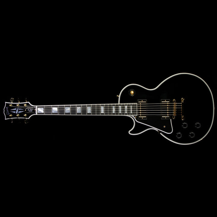 Used Gibson Custom Shop Les Paul Custom Left-Handed Electric Guitar Ebony