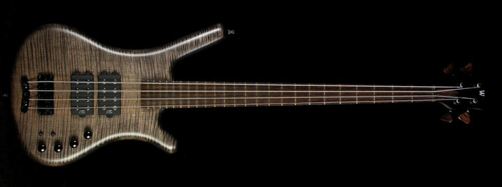 Warwick Custom Shop Corvette $$ BO Bubinga Electric Bass Guitar Black Oil