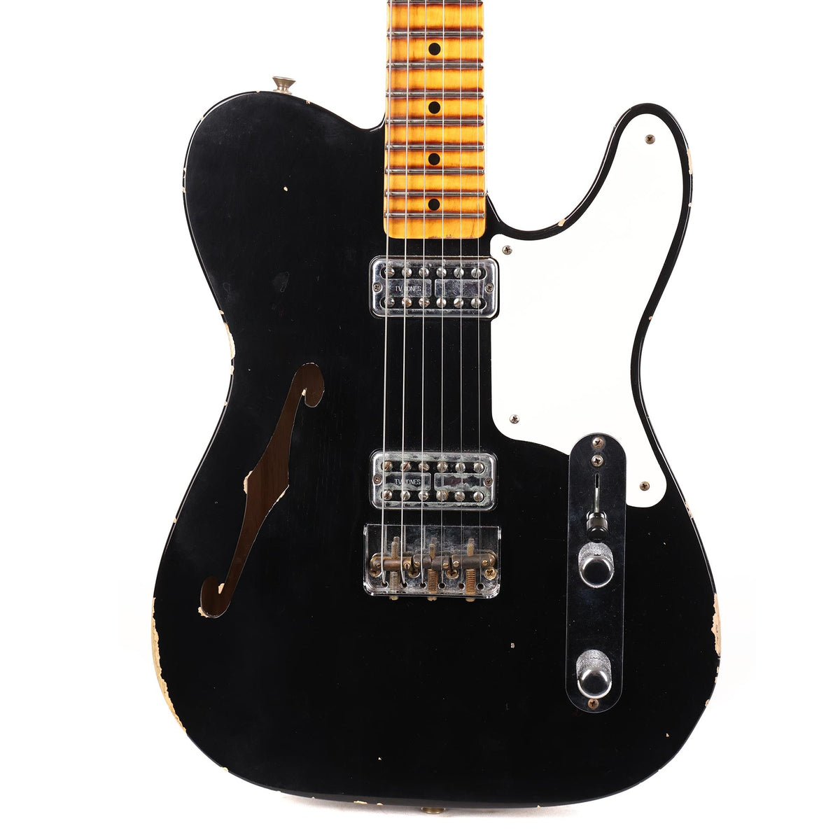Fender Custom Limited Caballo Tono Ligero Relic Telecaster Aged Black 2022 — 1