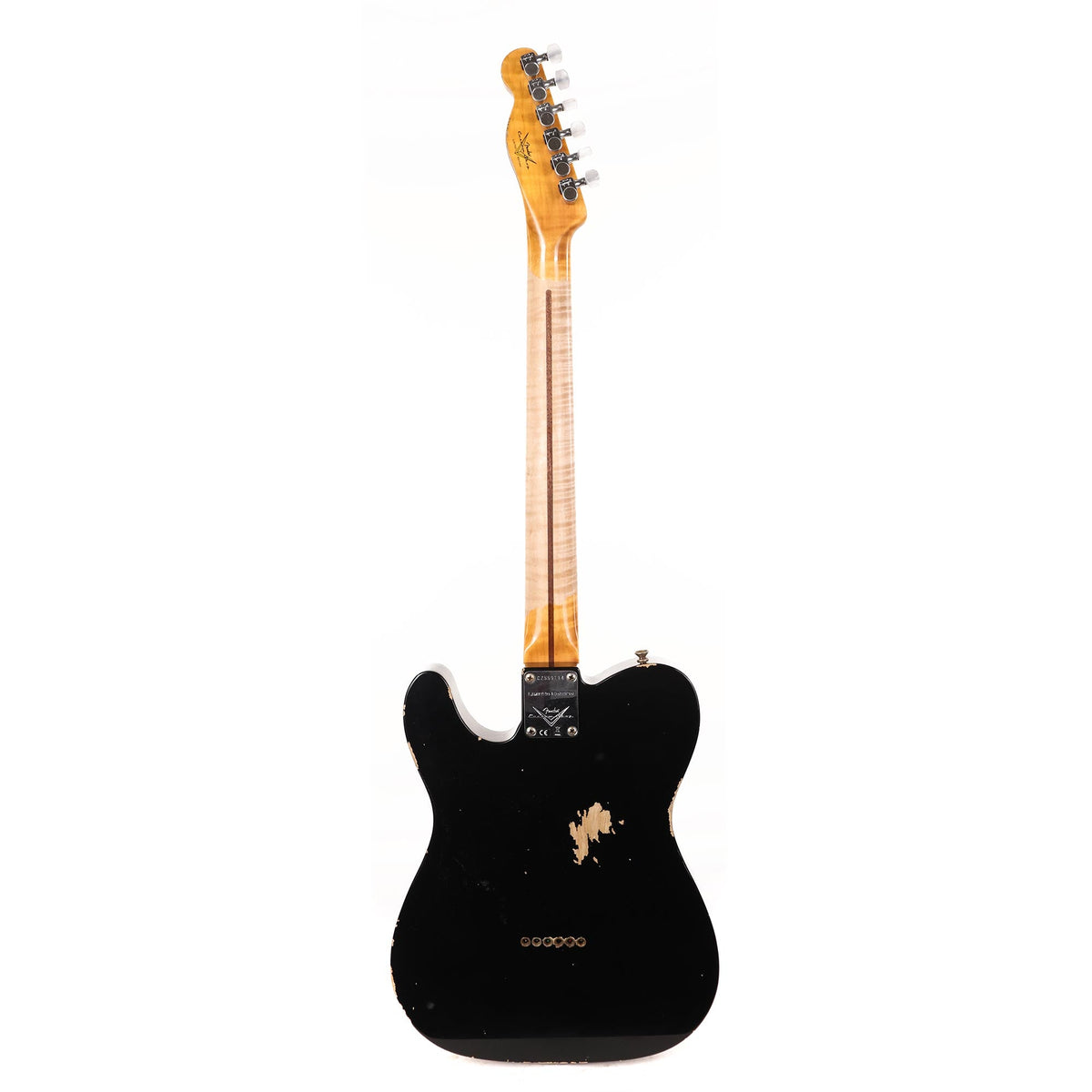 Fender Custom Limited Caballo Tono Ligero Relic Telecaster Aged Black 2022 — 3