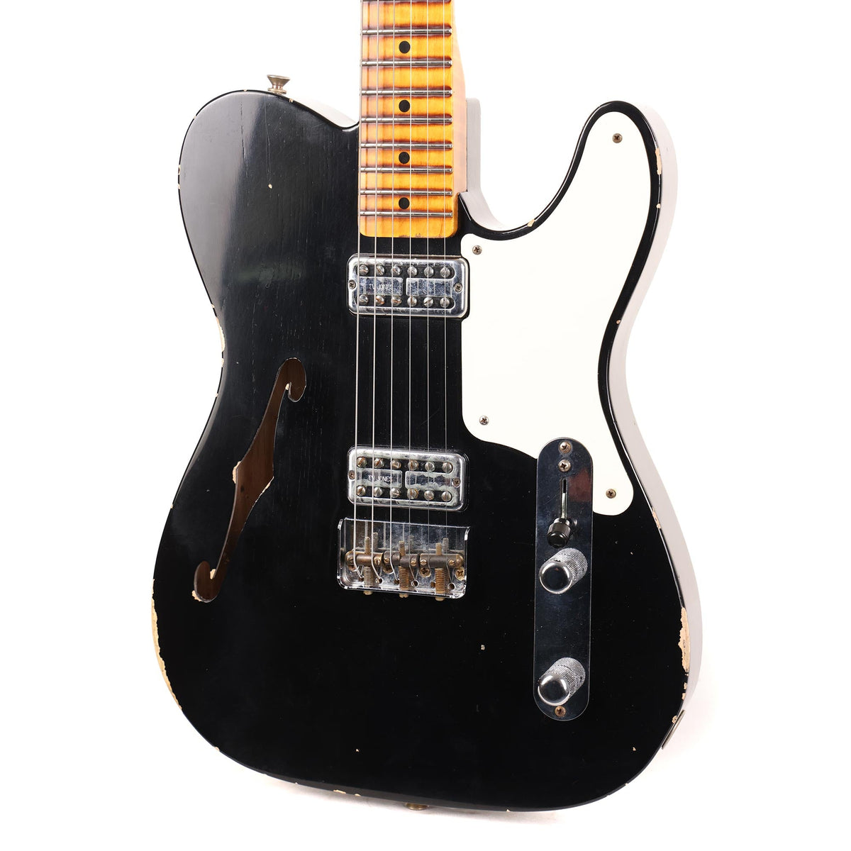 Fender Custom Limited Caballo Tono Ligero Relic Telecaster Aged Black 2022 — 6