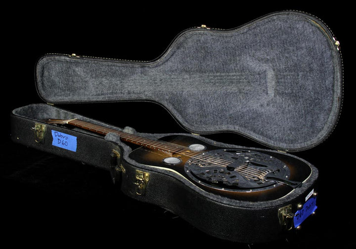 Used Dobro 60-D Round Neck Resonator Acoustic Guitar Vintage Sunburst