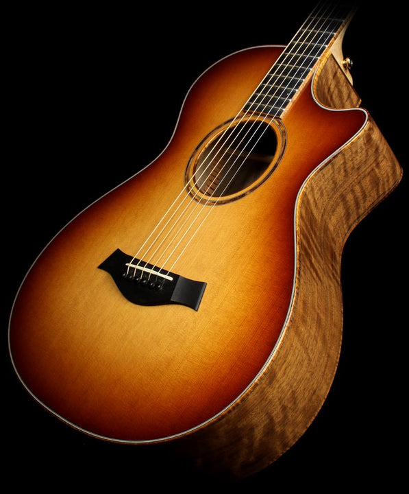 Used 2014 Taylor Custom Shop Grand Concert 12-Fret Acoustic Electric Guitar Edge Burst