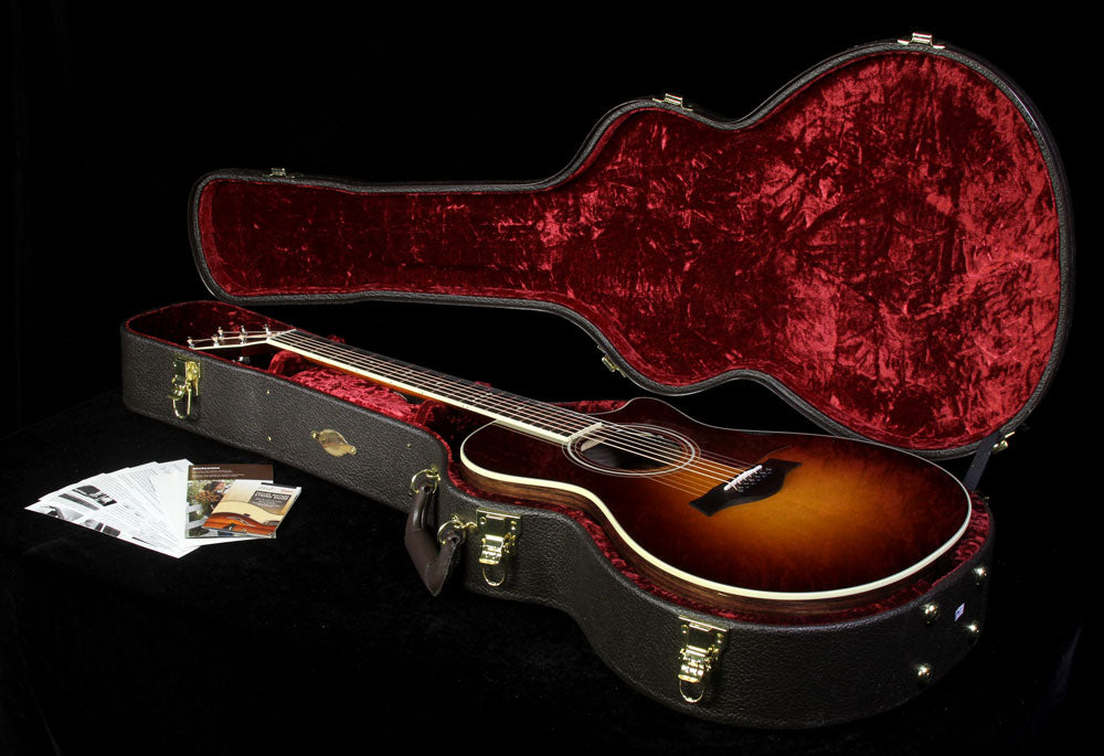 Taylor 712ce Grand Concert Acoustic Guitar Tobacco Sunburst — 6