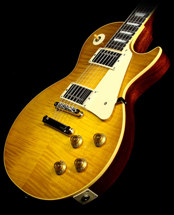 Used 2015 Gibson Custom Shop Ace Frehley 1959 Les Paul Standard Reissue Electric Guitar Dirty Lemon Frehley Burst