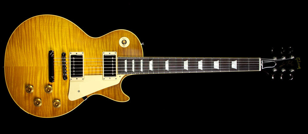 Used 2015 Gibson Custom Shop Ace Frehley 1959 Les Paul Standard Reissue Electric Guitar Dirty Lemon Frehley Burst — 2
