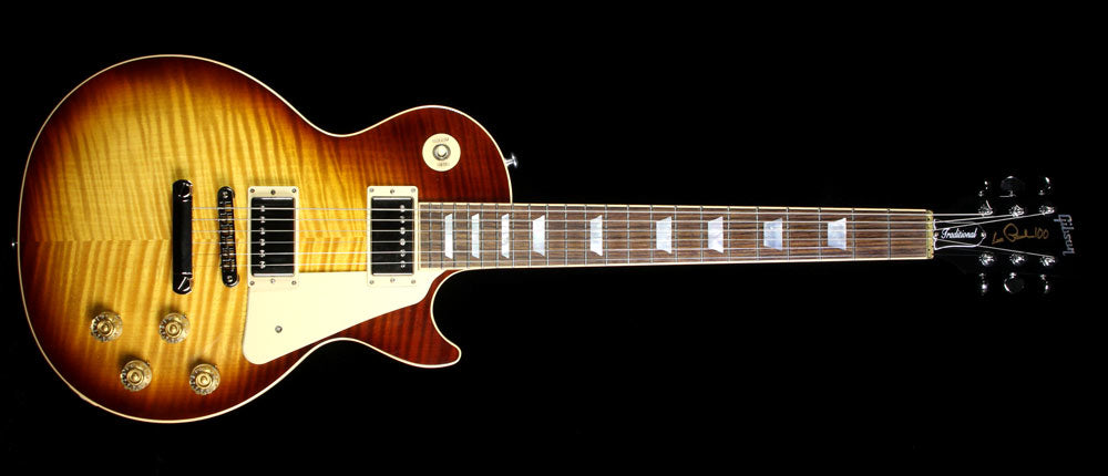Used 2015 Gibson Les Paul Traditional Electric Guitar Tobacco Sunburst — 2