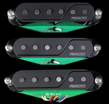 Fishman Fluence Single Width Electric Guitar Pickup Triple Set Black