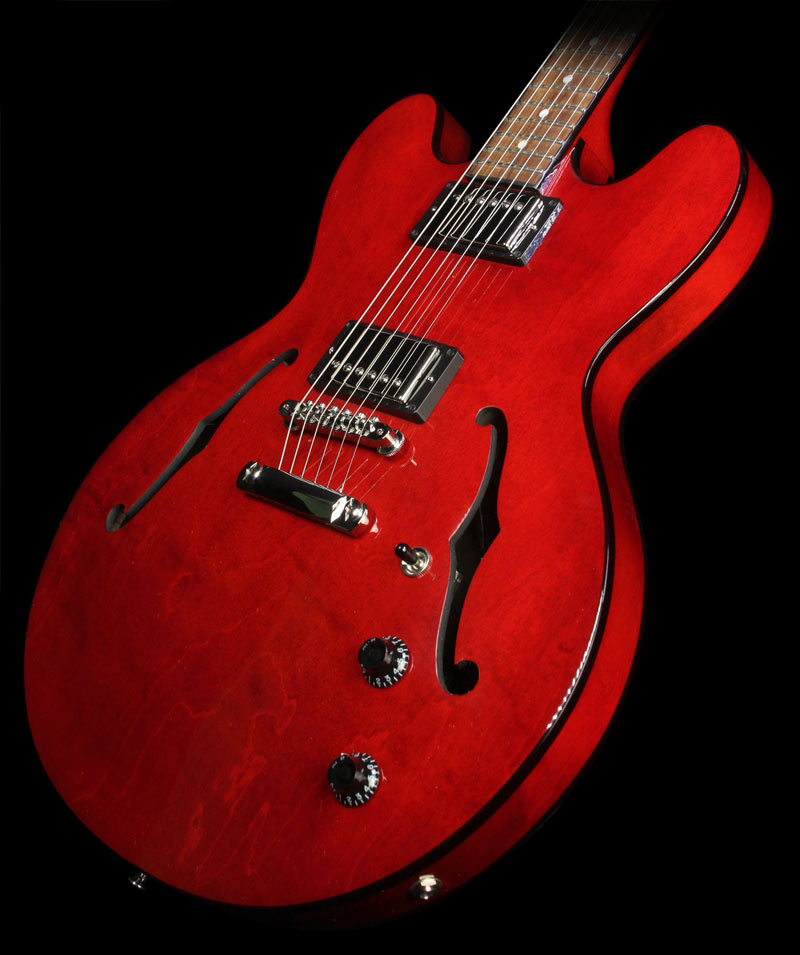 Gibson Memphis ES-335 Studio Electric Guitar Wine Red — 1