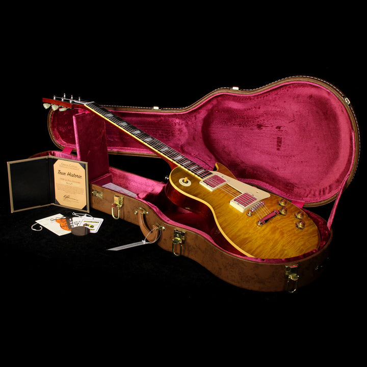 Gibson Custom Shop True Historic 1959 Les Paul Reissue Electric Guitar Vintage Lemonburst