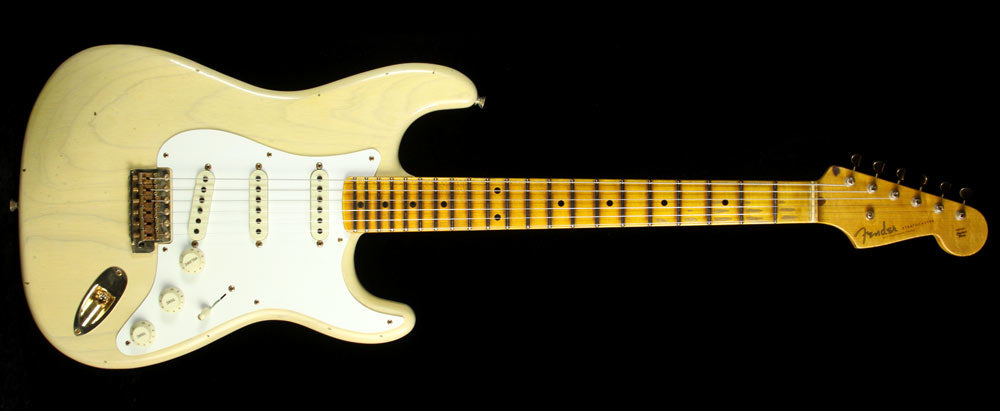 Fender Custom Shop 20th Anniversary Relic Stratocaster Electric Guitar Vintage Blonde — 2