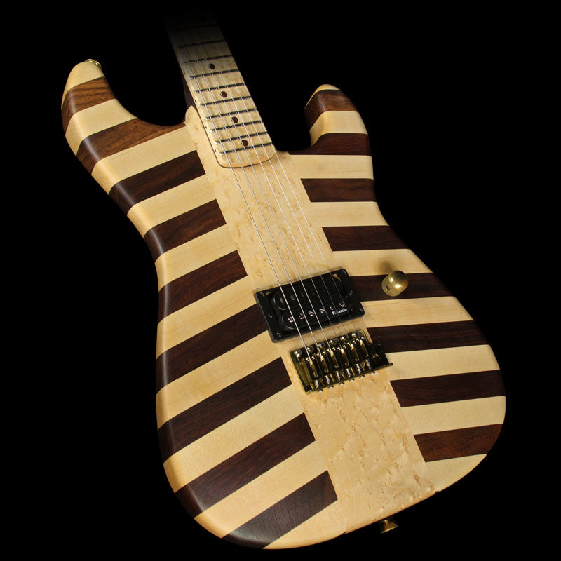 Used 2010 Charvel Custom Shop NAMM Showpiece Butcher Block San Dimas Electric Guitar Natural Oil — 1