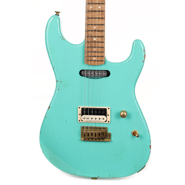 Charvel Custom Shop San Dimas HS Nitro Aged Roasted Alder Seafoam Green 2023